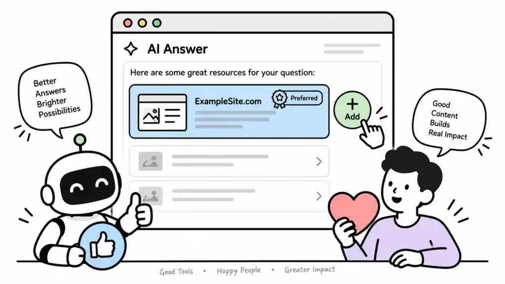 Google Preferred Sources: The Critical GEO Signal for 2026 1 Google Preferred Sources button helps brands win AI visibility in GEO