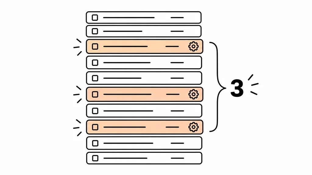SEO agent query report showing machine-issued entries sitting beside real demand SEO agent query report showing machine-issued entries sitting beside real demand